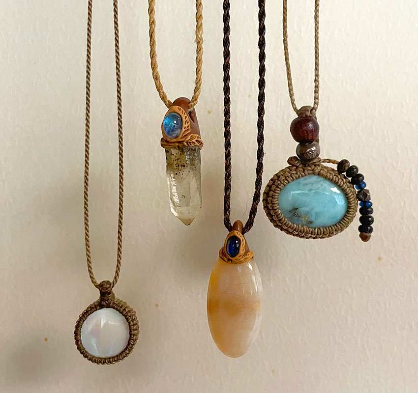 天然石のアクセサリー